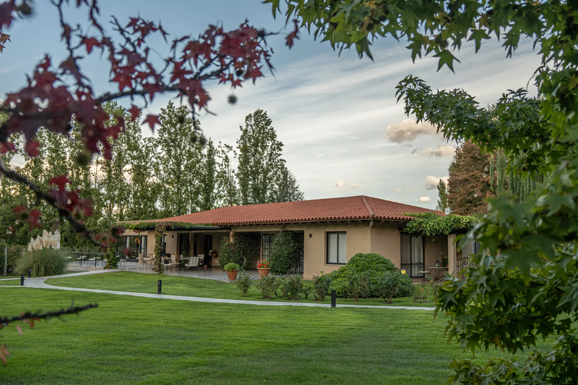 The estate by day